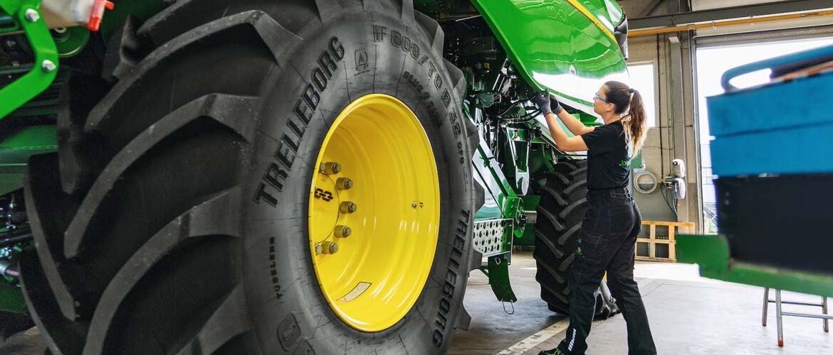 Concessionárias John Deere passam a distribuir pneus Trelleborg Tires